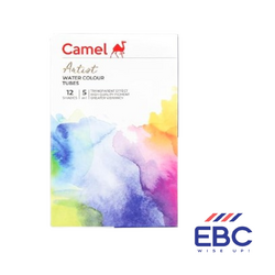 CAMEL ARTIST WATER COLOUR TUBES 12 SHADES